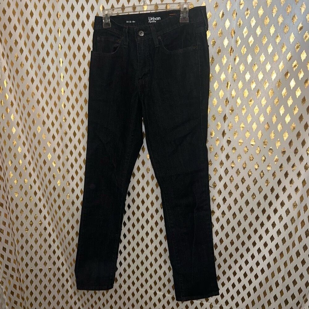 Urban pipeline black jeans men’s 30x32 Slim cut